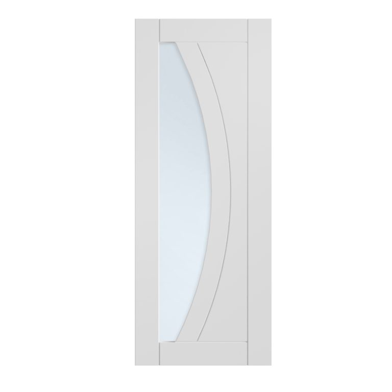 106 White Primed Ravello Glazed Interior Door