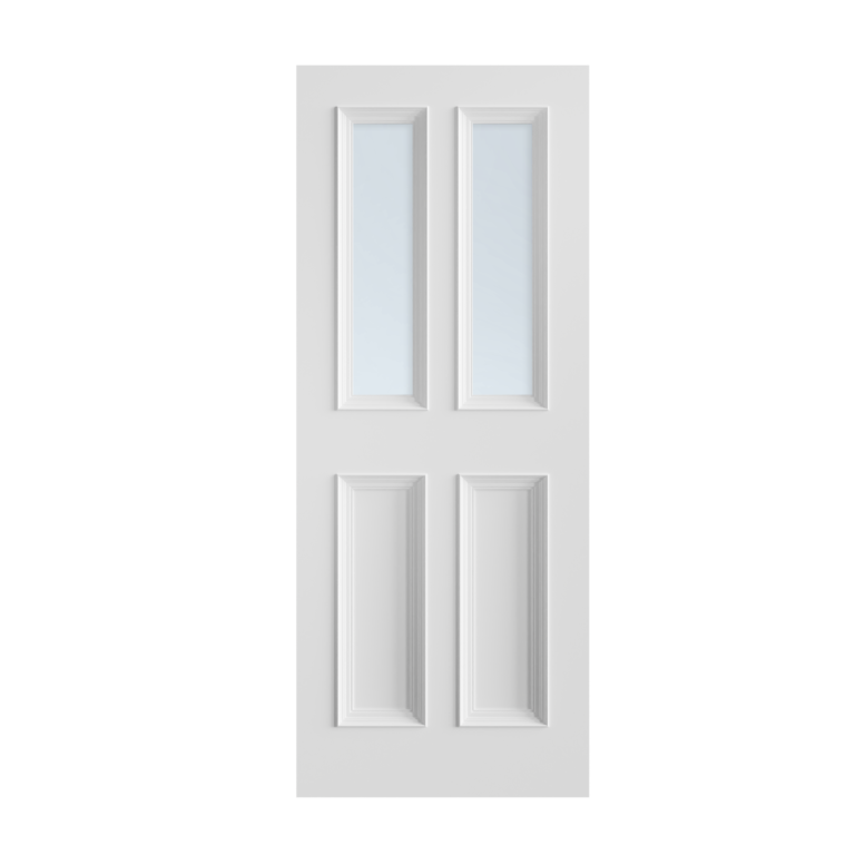 108 White Primed Rochester Glazed Interior Door