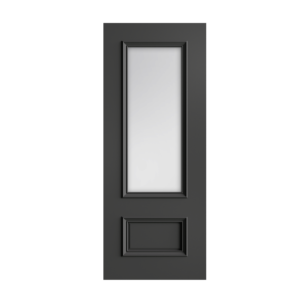 13 Prefinished Black Sandringham Glazed Interior Door
