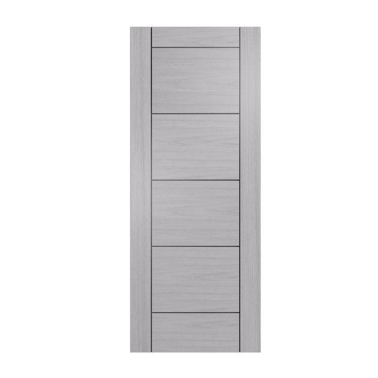 23 Prefinished Light Grey Ash Montreal Interior Door