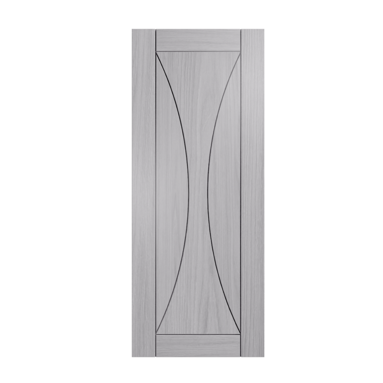 27 Prefinished Light Grey Ash Sorrento Interior Door