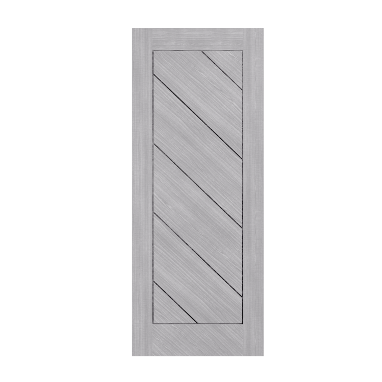29 Prefinished Light Grey Ash Torino Interior Door