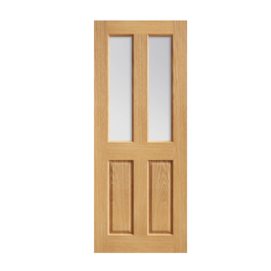 34 Prefinished Oak Bury Glazed interior Door
