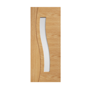 35 Prefinished Oak Cadiz Glazed Interior Door