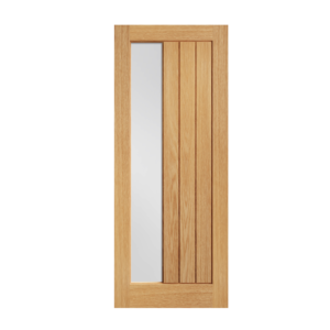 38 Prefinished Oak Ely 1SL Glazed Interior Door