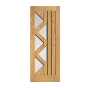 41 Prefinished Oak Ely 5L Glazed Interior door