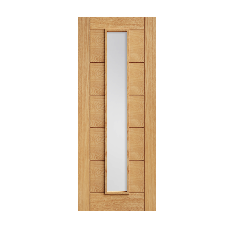 51 Prefinished Oak Seville 1L Glazed Interior Door