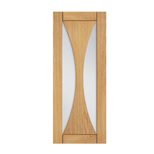 56 Prefinished Oak Sorrento Glazed Interior Door