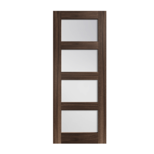 65 Prefinished Walnut Coventry Glazed Interior Door