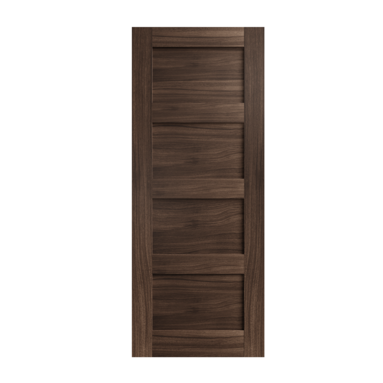 66 Prefinished Walnut Coventry Interior Door
