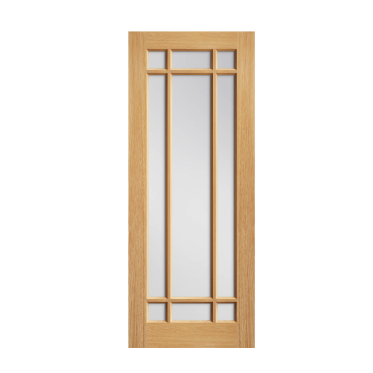 79 Unfinished Oak Kerry Glazed Interior door