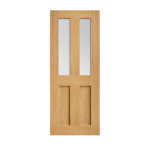 85 Unfinshed Oak Eton Glazed Interior Door